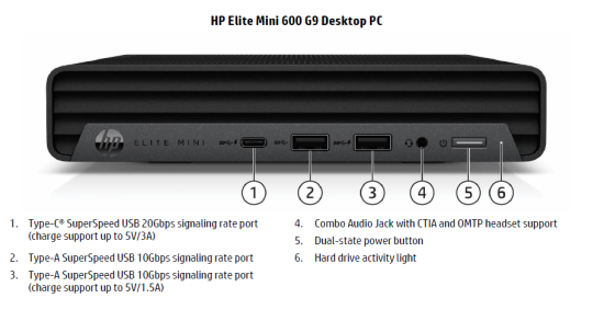 HP Elite 600 G9 Mini Desktop PC