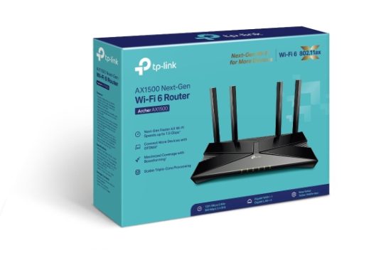 TP-Link Archer AX1500 AX1500 Wi-Fi 6 Gigabit Router