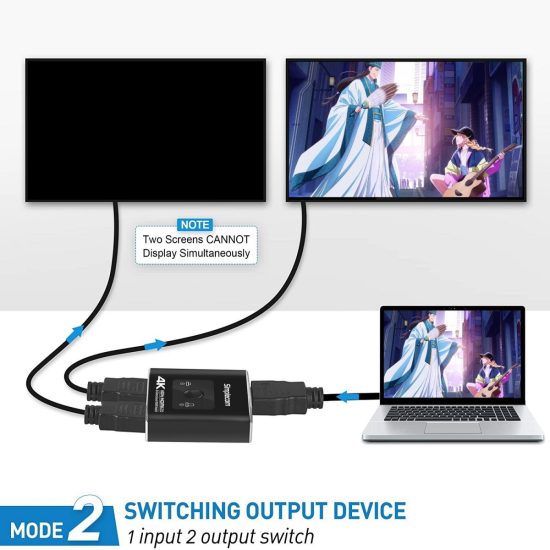 2 way HDMI switch selector