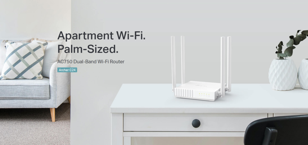 TP-Link Archer C24 AC750 Dual-Band Wi-Fi Router