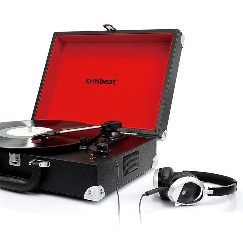 mbeat Retro Briefcase-styled USB Turntable Recorder