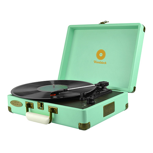 mbeat Woodstock Retro Turntable Player