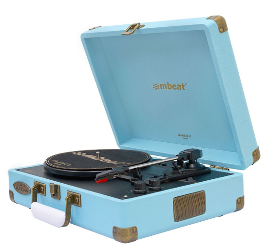 mbeat Woodstock 2 Retro Turntable Player