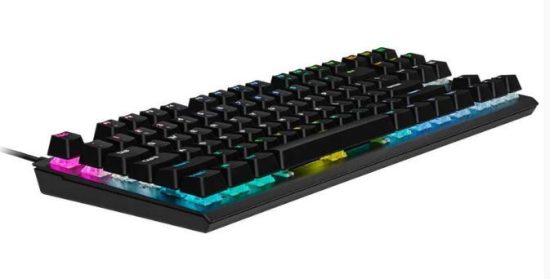 Corsair K60 PRO TKL RGB Optical-Mechanical Gaming Keyboard Black - CH-911D01A-NA